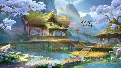 唯美国风桃花源