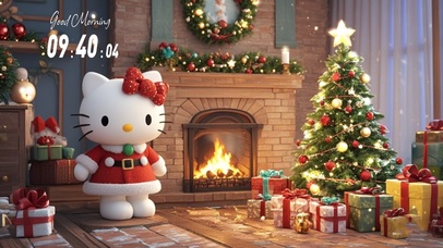 圣诞节凯蒂猫