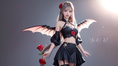 简约礼服恶魔少女