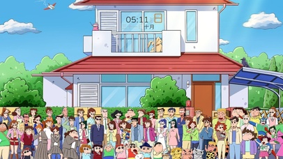 蜡笔小新全家福