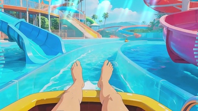 缤纷水滑道：畅享欢乐时光