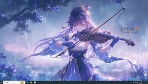 4K雨天 夜樱
