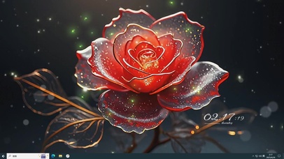 傲立群雄的冰晶玫瑰