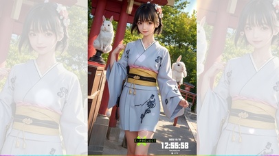 4K清纯Ai和服美少女
