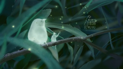 唯美清新治愈梦幻荧光