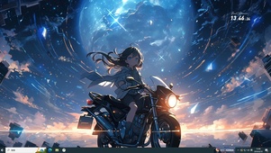 骑着我的小摩托