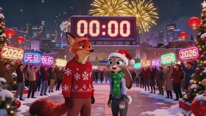 浪漫跨年倒计时