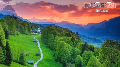 4K风景名胜德国草原风光美丽