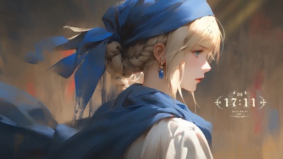 唯美清纯金发少女