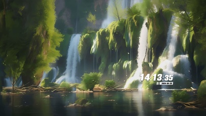 护眼花草树木景色