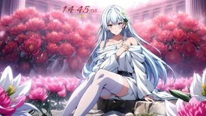 花海少女白发款