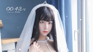 4K性感婚纱美女