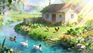 治愈田园乡村农家院