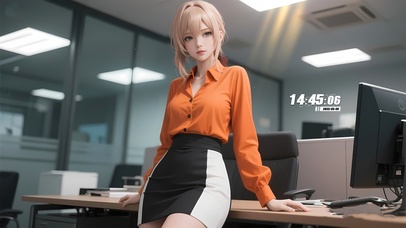 禁欲系制服金发美女