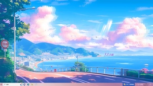 初夏云海粉云