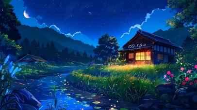 萤火夏夜流星小屋	