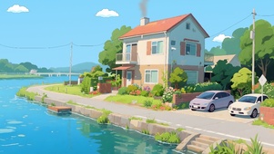 河岸小屋