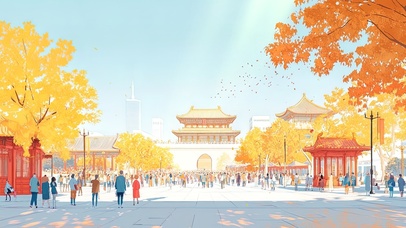 金秋十月里的北京