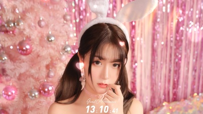 清纯兔耳朵美少女