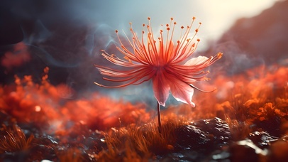 大自然风景梦幻唯美彼岸花开