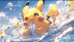 夏日的皮卡丘