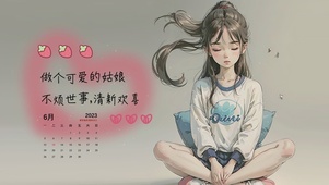 做个可爱的姑娘