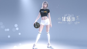 清纯运动少女