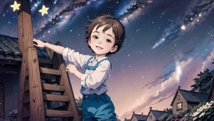 摘星星的小孩