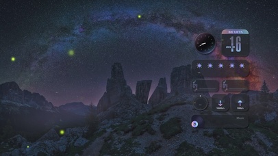 多洛米蒂山上空的银河