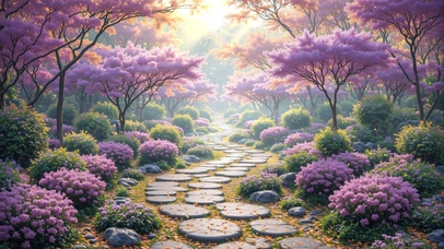 后山花草
