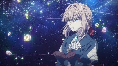 黑夜的紫罗兰繁星