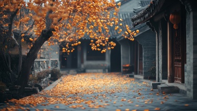落叶与旧巷