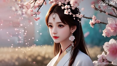 4K高清 国风少女治愈清音乐