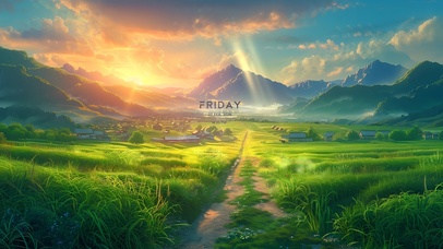 4k春天的草原小路