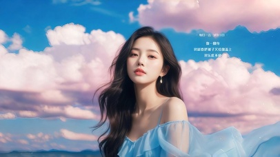 超治愈温馨美女