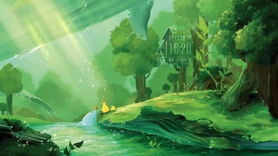 4k护眼森林小溪