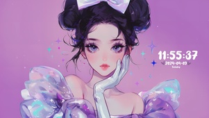 蝴蝶结女孩