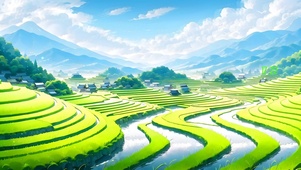 白云治愈梯田