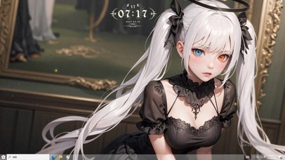 4k白毛恶魔Lolita美少女