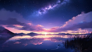 幽静湖泊