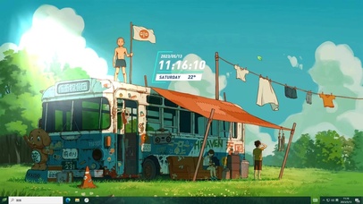 露营  电脑主题