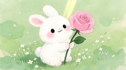 送你一朵玫瑰花