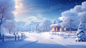 风雪天