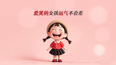 爱笑的女孩运气不会差