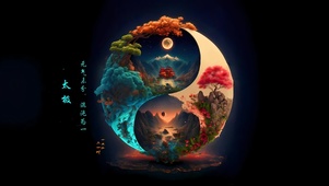 太极 四季图