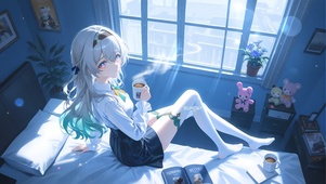 白月光少女