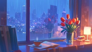 夜晚的静谧时光