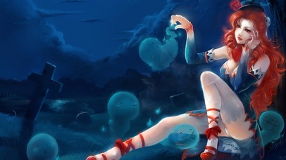 4k原神红发女郎性感动漫