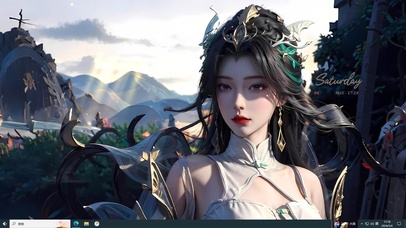 清冷气质冰雪美女