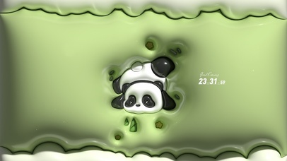 膨胀可爱熊猫 3D